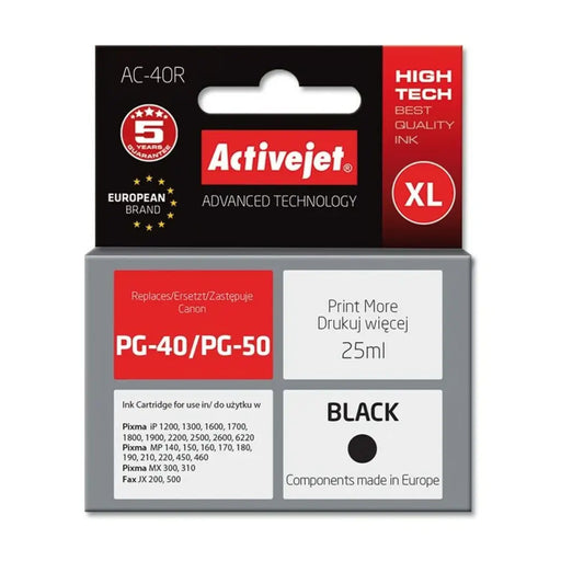 Original Ink Cartridge Activejet AC-40R Black - Оригинални Касети с Мастило<<<Електроника Периферни и резервни