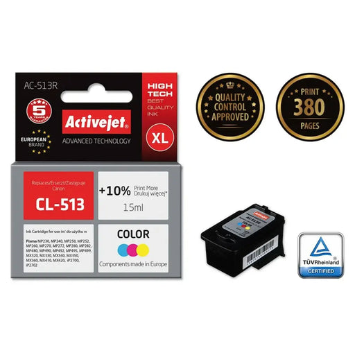 Original Ink Cartridge Activejet AC-513R Cyan/Magenta/Yellow - Оригинални Касети с Мастило<<<Електроника Периферни и