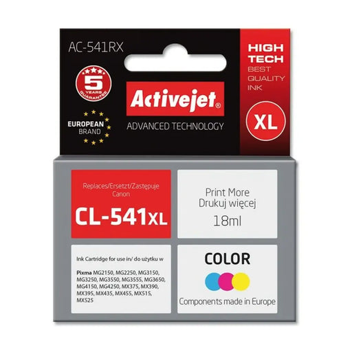 Original Ink Cartridge Activejet AC-541RX Cyan/Magenta/Yellow - Оригинални Касети с Мастило<<<Електроника Периферни и