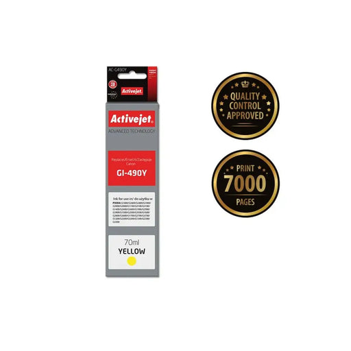 Original Ink Cartridge Activejet AC-G490Y Yellow - Оригинални Касети с Мастило<<<Електроника Периферни и резервни
