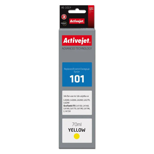 Original Ink Cartridge Activejet AE-101Y Yellow - Оригинални Касети с Мастило<<<Електроника Периферни и резервни