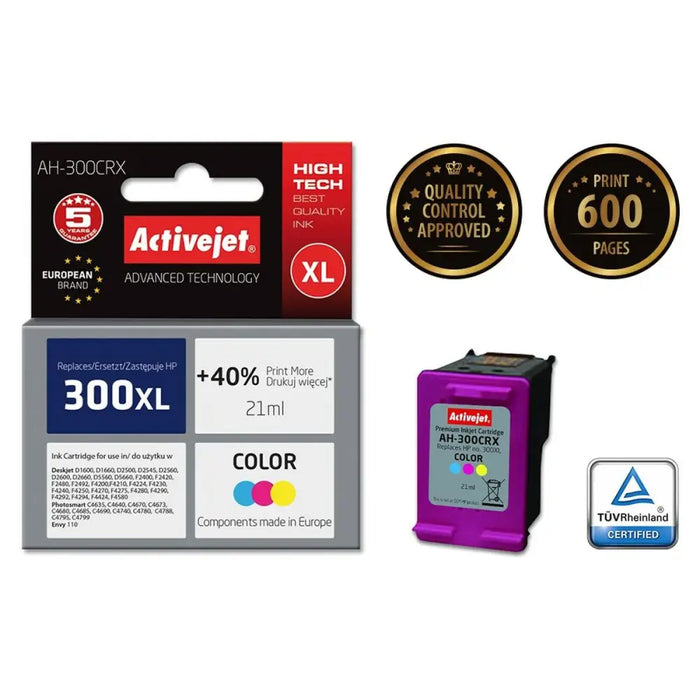 Original Ink Cartridge Activejet AH-300CRX Cyan/Magenta/Yellow - Оригинални Касети с Мастило<<<Електроника Периферни и