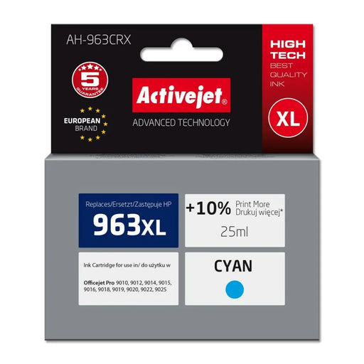 Original Ink Cartridge Activejet AH-963CRX Blue - Оригинални Касети с Мастило<<<Електроника Периферни и резервни