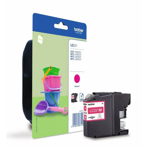 Original Ink Cartridge Brother LC-221M Blue Magenta - Електроника Периферни и резервни части<<<Компютри|