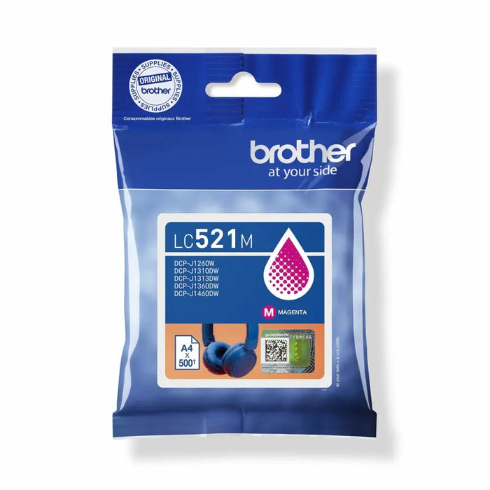 Original Ink Cartridge Brother LC521M Magenta - Електроника Периферни и резервни части<<<Компютри|