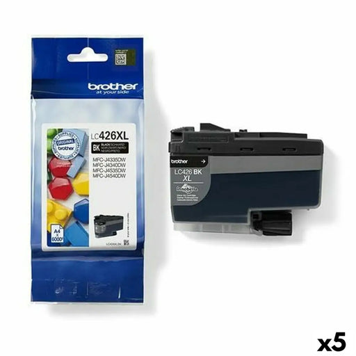 Original Ink Cartridge Brother MFC-J4340DW J4540DWXL J4540DW Black (5 Units) - Електроника Периферни и резервни