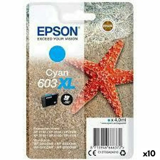Original Ink Cartridge Epson 603 XL Cyan (10 Units) - Електроника Периферни и резервни части<<<Компютри|