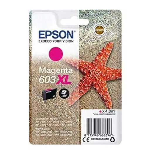 Original Ink Cartridge Epson 603 XL Magenta (10 Units) - Електроника Периферни и резервни части<<<Компютри|