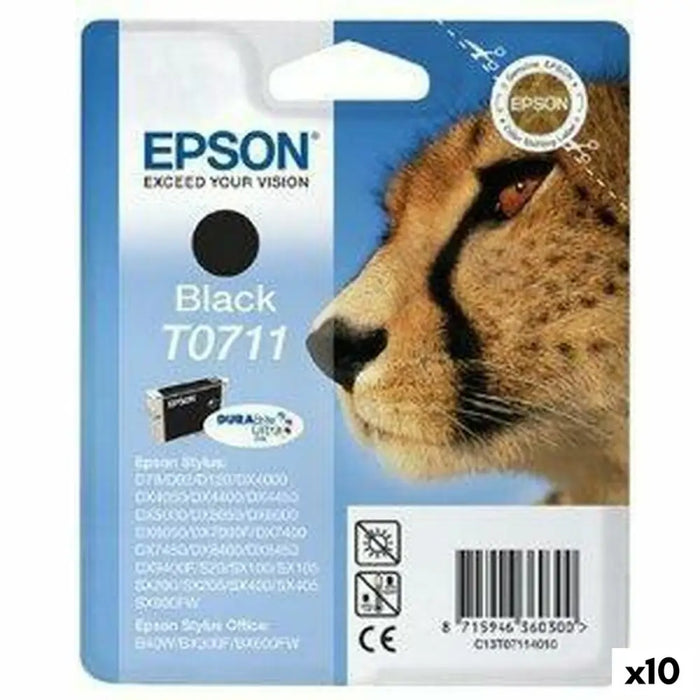 Original Ink Cartridge Epson STYLUS D-78/92/120/DX-4000/5000/6000/7000F Black (10 Units) - Електроника Периферни и