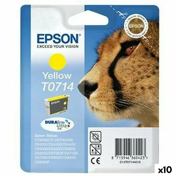 Original Ink Cartridge Epson Yellow (10 Units) (1 Unit) - Електроника Периферни и резервни части<<<Компютри|