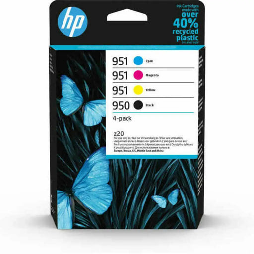 Original Ink Cartridge HP 6ZC65AE Yellow Black Magenta (4 Units) - Електроника Периферни и резервни части<<<Компютри|