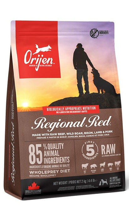 Orijen Regional Red 2 kg Adult Beef, Lamb, Pork