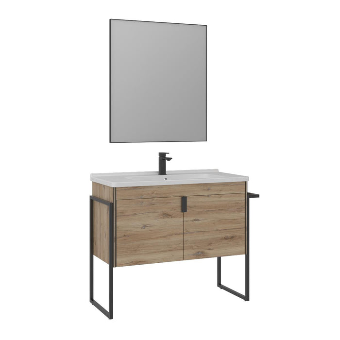 BASE CABINET WITH SINK TRIO SENZA 100 ORKA