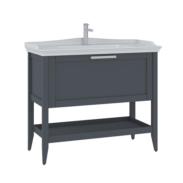 BASTLE BASE CABINET WITH SINK 100CM ANTHRACITE