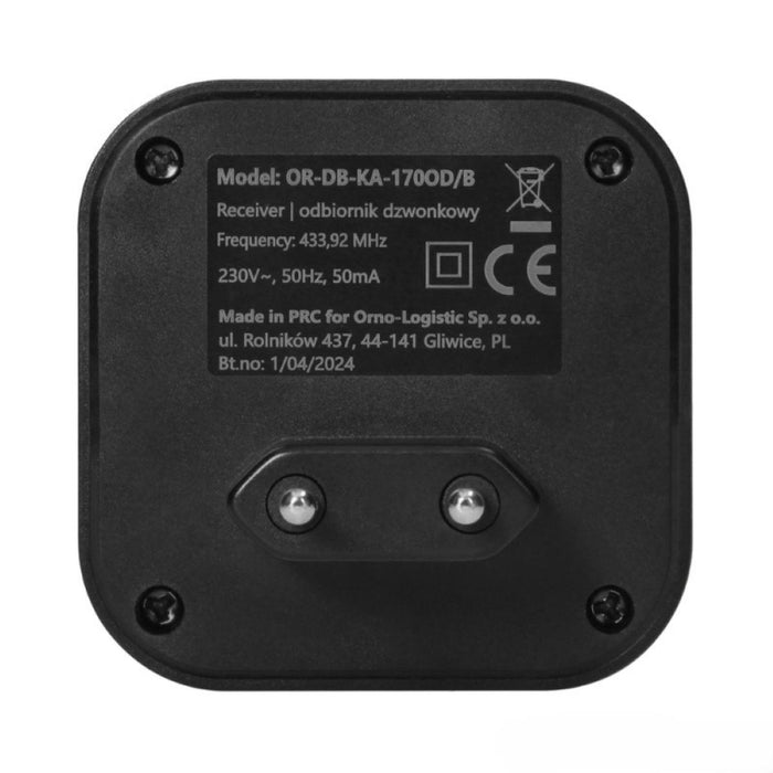 ATEL AC 150M WIRELESS BUZZER BLACK ORNO