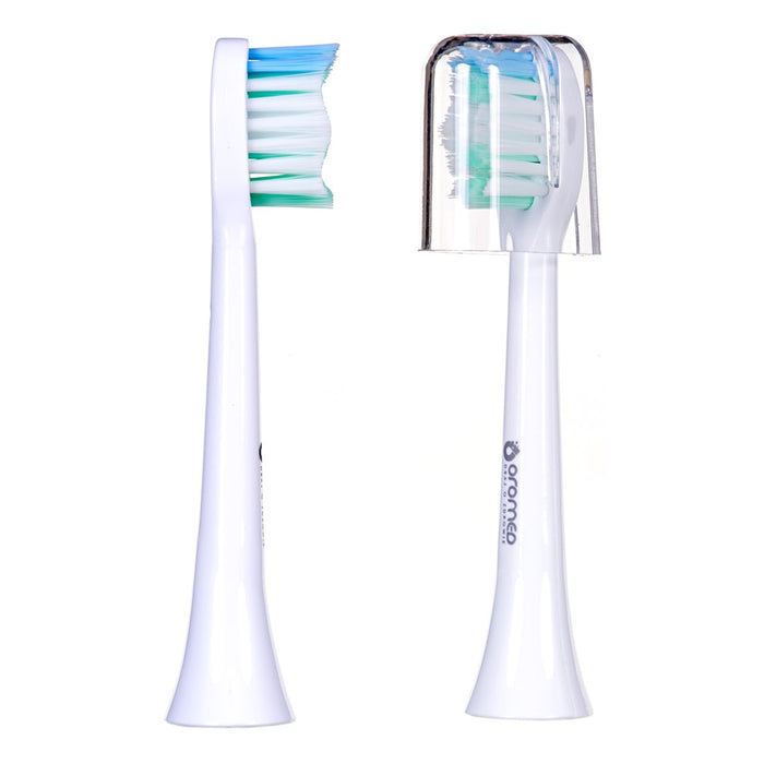 Oromed ORO-SONIC WHITE sonic toothbrush heads, 2 pieces