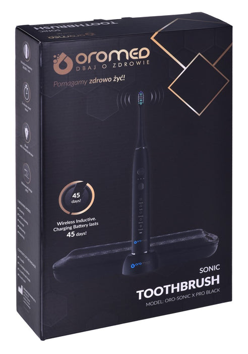 ORO-SONIC X PRO BLACK sonic toothbrush