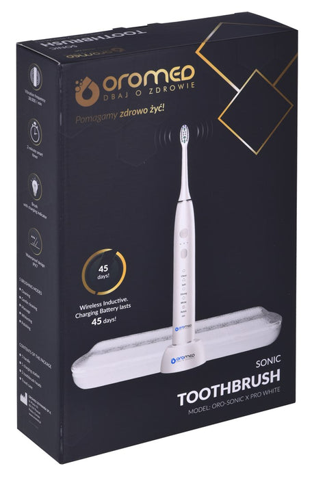 ORO-SONIC X PRO WHITE sonic toothbrush