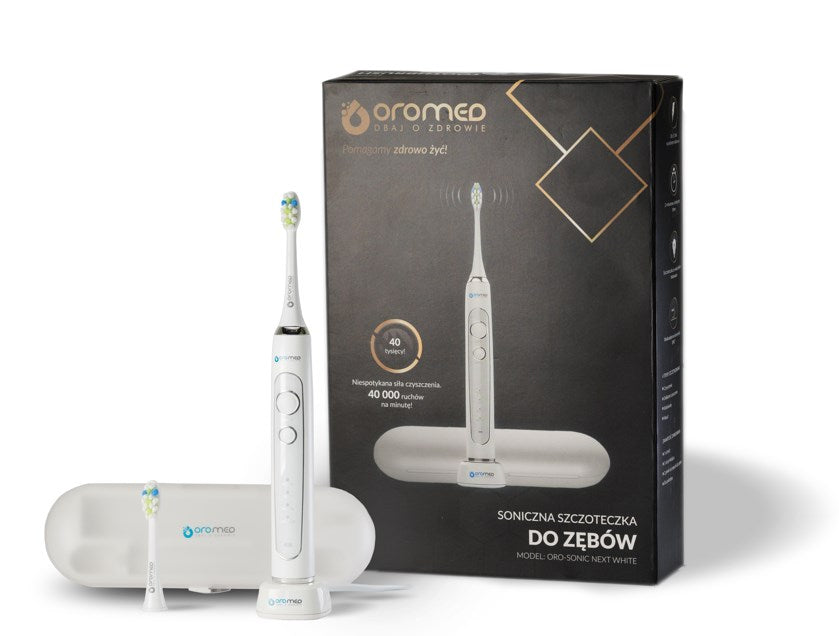 OROMED ORO-SONIC NEXT WHITE white sonic toothbrush