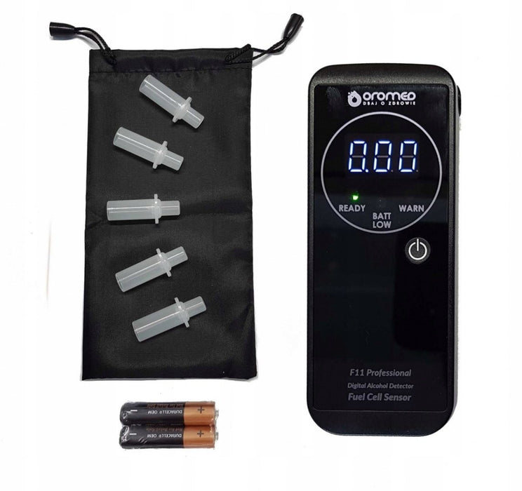 Oromed F11 PROFESSIONAL alcohol tester 0 - 4% 0.05% Black