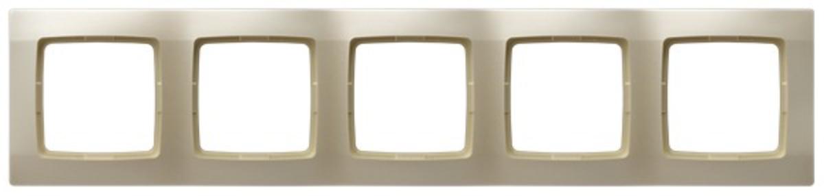 FIVE CREAM PEARL KARO FRAME