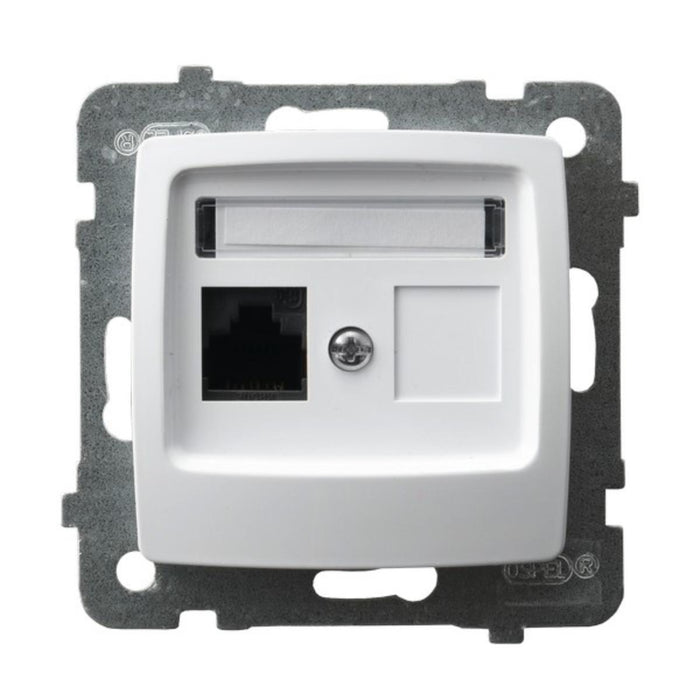 SOCKET RJ45 CAT.5 WHITE KARO