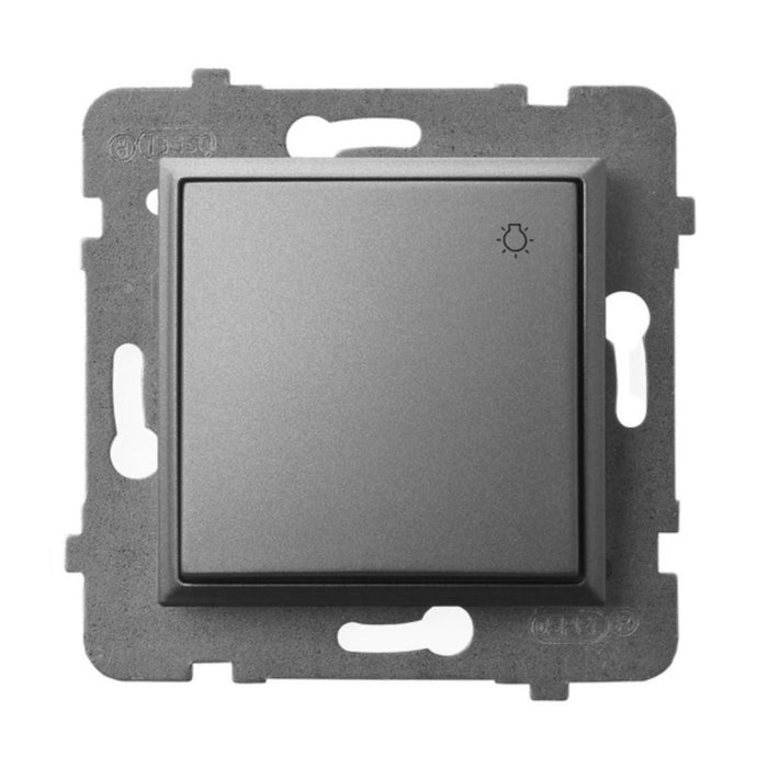 OSPEL ARIA MATTE GRAY BUTTON