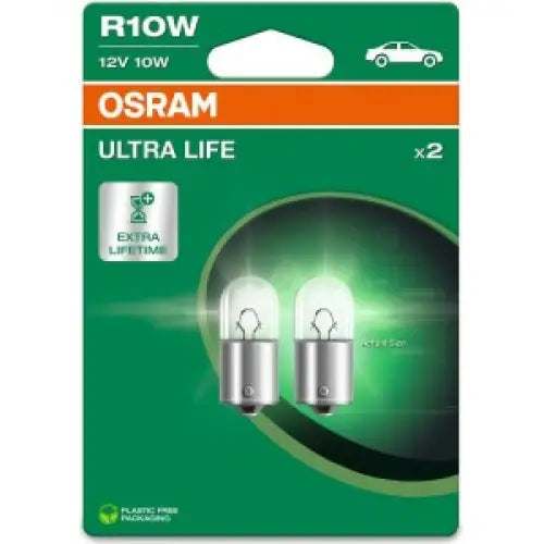 OSRAM ULTRALIFE AUX R10W 10W 12V CARTON BLISTER X2 PCS - АВТОАКСЕСОАРИ<<<MaxCar&&&КРУШКИ И СВЕТЛИНИ<<<MaxCar
