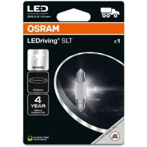 OSRAM WHITE 5700K C5W (41MM) 5700K 0,8W 24V CARTON BLISTER 1 PCS - КРУШКИ И СВЕТЛИНИ<<<MaxCar