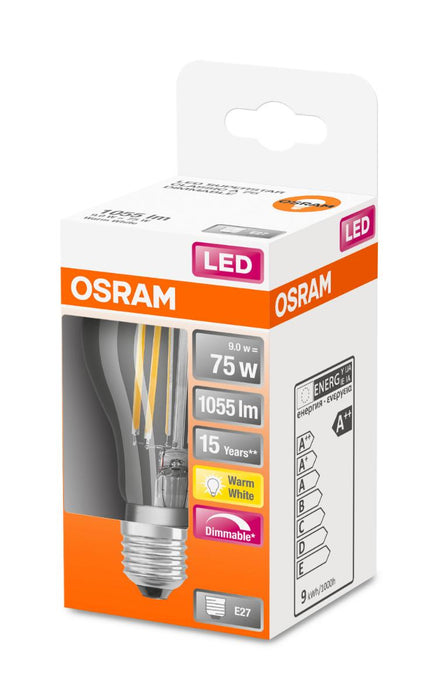 LED LAMP CLA75 FIL 2700K E27 DIM.1055LM