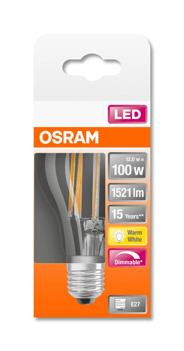 LED LAMP CLA100FIL 2700K E27 DIM.1521LM