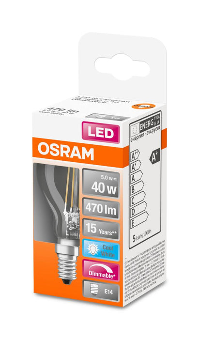 LED LAMP CLP40 FIL 4000K E14 SMOKE. 470LM