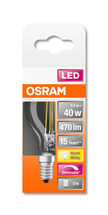 LED LAMP CLP40 FIL 2700K E14 SMOKE. 470LM
