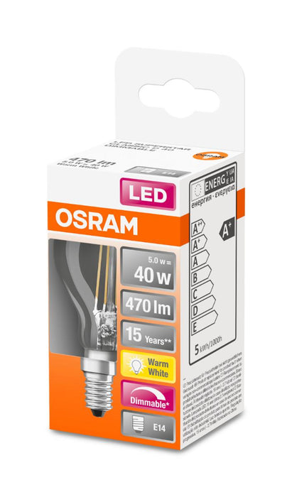 LED LAMP CLP40 FIL 2700K E14 SMOKE. 470LM