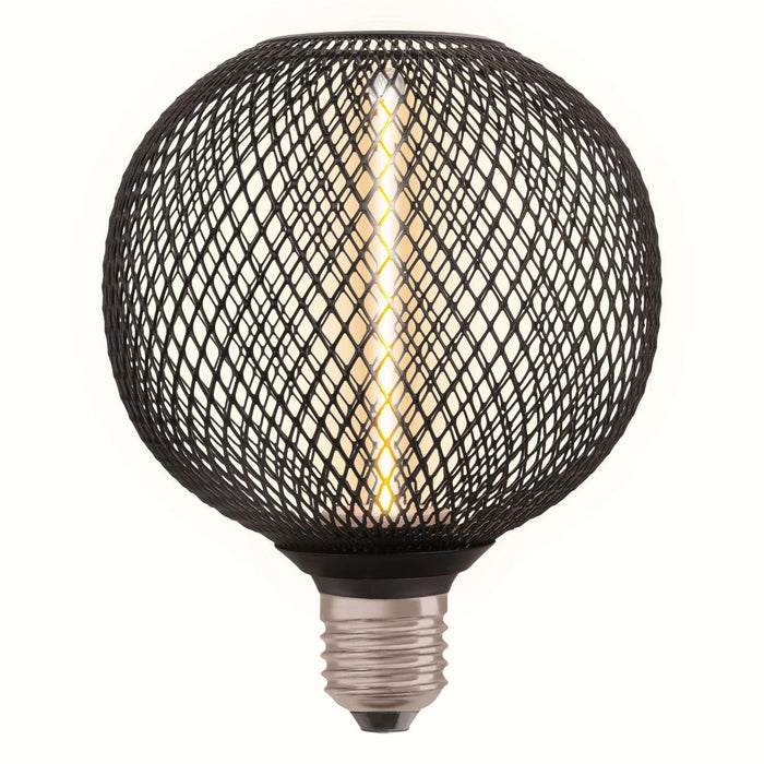 LED LAMP GLOBE FIL S12 E27 1800K BLACK