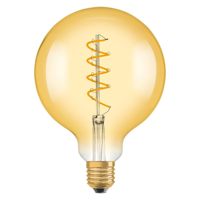 LED LAMP VINTAGE GLOBE125 GOLD28DIM E27