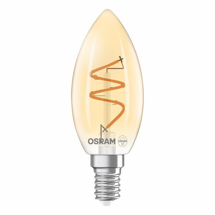 LED LAMP VINTAGE CANDLE GOLD28 DIM E14