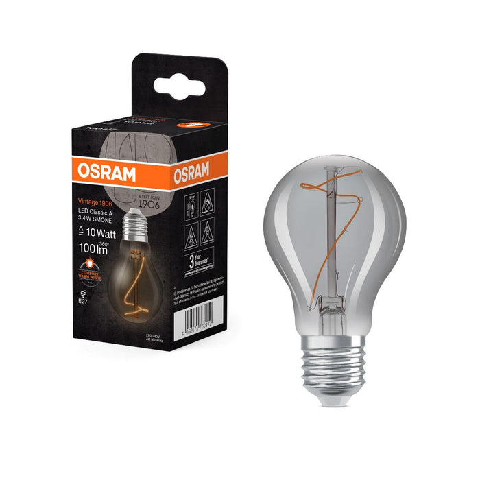 LED LAMP VINTAGE CLA SMOKE10 E27