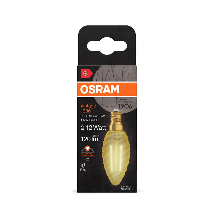 LED BULB VINTAGE E14 1.4W BW13 OSRAM