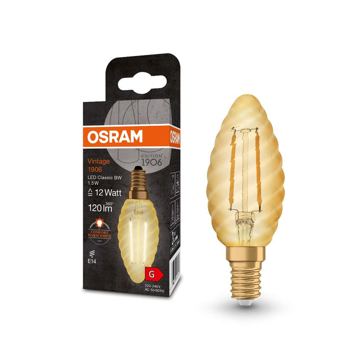 LED BULB VINTAGE E14 1.4W BW13 OSRAM