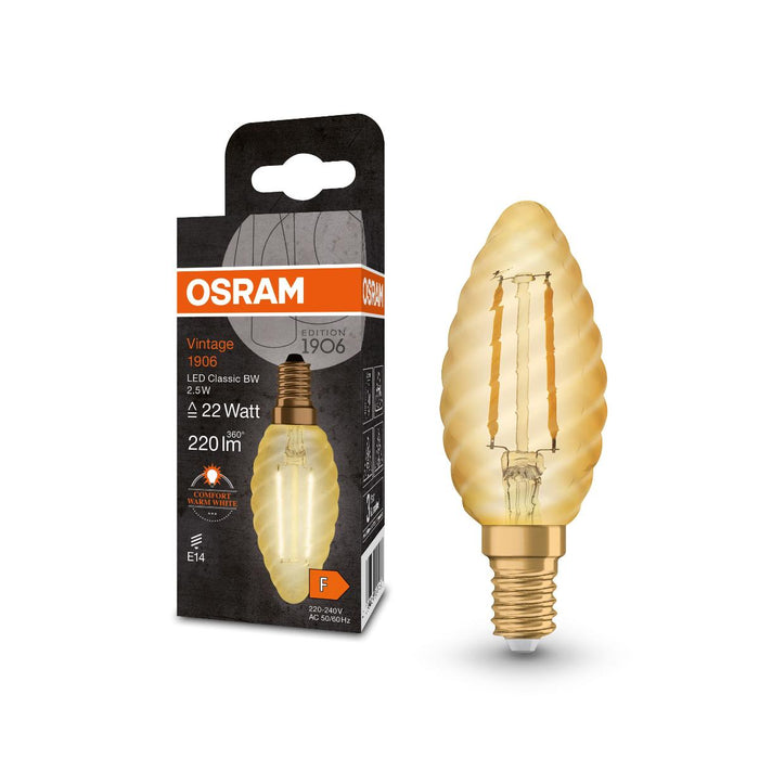 LED LAMP VINTAGE CONE GOLD22 E14