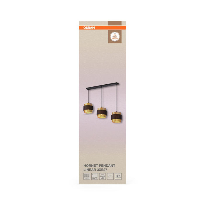 CHANDELIER HORNET 3XE27 OSRAM