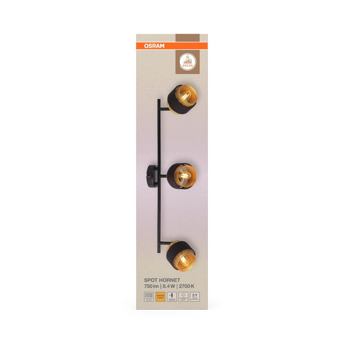 SPOTLIGHT HORNET 3XE14 INCLUDED OSRAM LAMP