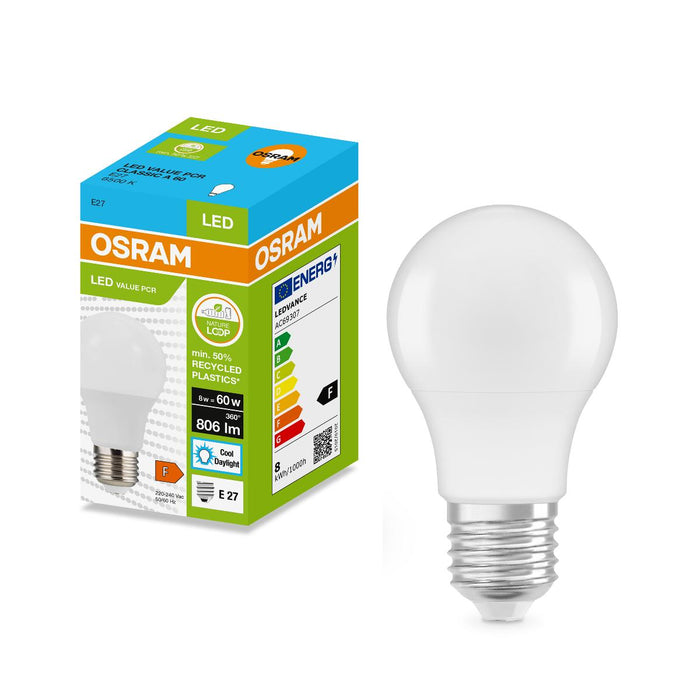 LED LAMP GO GREEN CLA60 6500K 806LM E27
