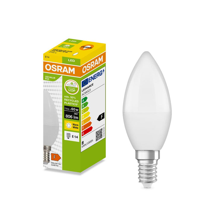 LED LAMP GO GREEN CLB60 2700K 806LM E14