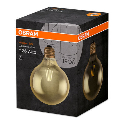 LED BULB G125 OSRAM E27 4.5W VINTAGE