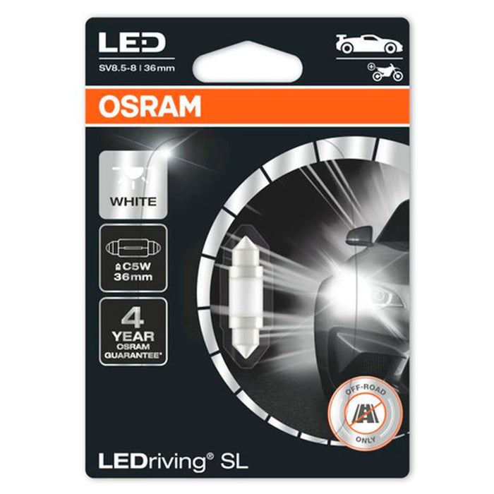LED CAR BULB C5W 36 MM 6000K OSRAM