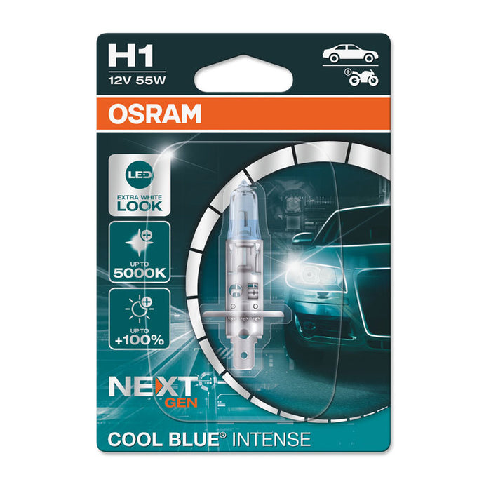 CAR BULB COOL BLUE NEXT H1 55W 12V OSRAM H1