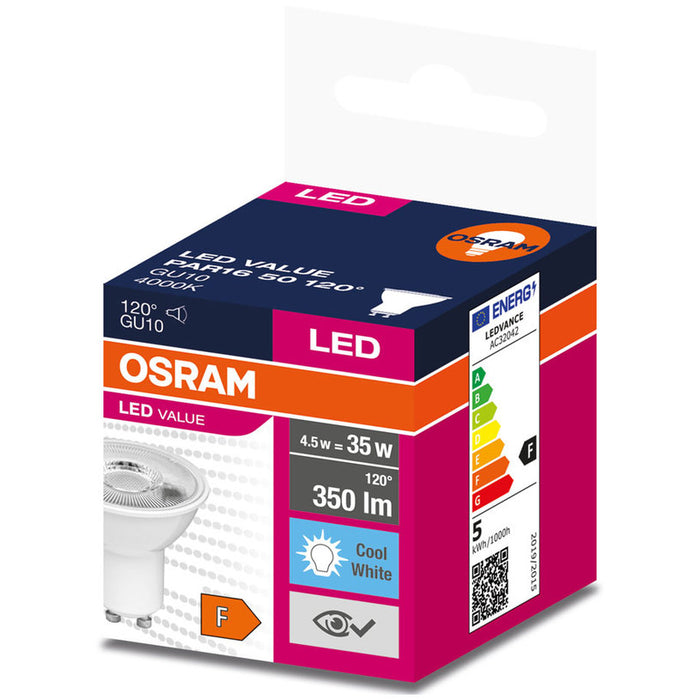 LED BULB GU10 4.5W 6500K OSRAM