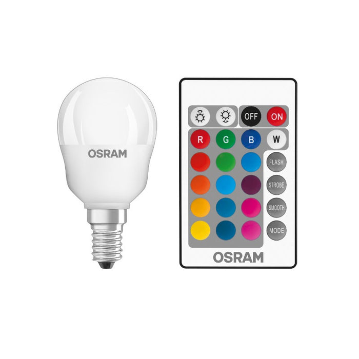 LED LAMPS BOX CLP25 RGB REM 4.2W/827 230V FR E14 LEDVANCE